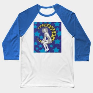 Hanging on the Moon Baseball T-Shirt